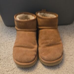 UGG Chestnut Suede Cozy Lined Booties